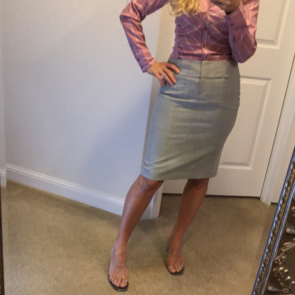 💗Express 💗gray skirt with leopard lining size O
